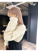 髪質改善/心斎橋美容室/大阪ハイトーン/ベージュカラー