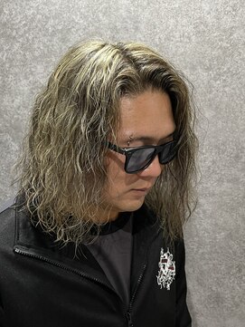 ライズ 新小岩店(RISE) メンズミディアムウェーブハイライト