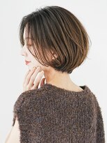 インセプション 銀座(INCEPTION) 前下がりショート・ボブ/パーマ/前髪なし/30代/40代/50代/長め