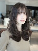 【高橋大】20代30代40代レイヤー小顔ナチュラル前髪あり後れ毛87