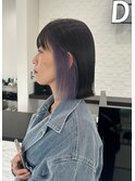 インナーカラー ボブ