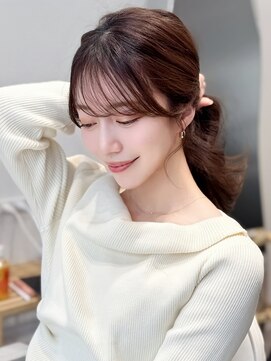 コアレス キョウト(COALESS kyoto) 前髪カット/顔周りカット/サイドバング/おくれ毛/ヘアアレンジ