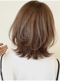【NOA】ミディアムレイヤー大人可愛い20代30代40代