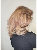 40代50代60代×ロングレイヤー×イノアカラー