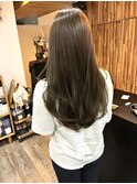 透明感たっぷり＊オリーブベージュ×レイヤーカット
