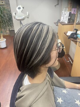 ルッカヘアガーデン 鶴ヶ島店 メンズボブ