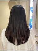 イメチェン/ブルーブラック/美髪/ワイドバング