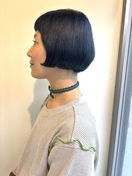 ケークリエイティブコード(K creative COrDE) ブルーブラックミニボブ　2