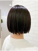 宇都宮ショートカット白髪ぼかしハイライト白髪染め髪質改善