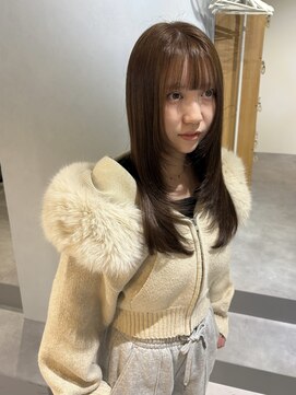 ワークスヘアー(WORKS HAIR) オリーブベージュ 結べるレイヤーカット