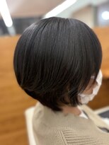 ファースト 長町店(first) 【30代40代~】丸みショート/美人ヘア/透明感グレージュカラー