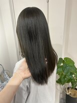 アトレ 梅田店(attrait)&nbsp;オリーブベージュ×髪質改善ストレート