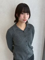 ジーナ  札幌大通(Zina)&nbsp;髪質改善＊外ハネボブ＊暗めカラー＊小顔＊顔周り＊Zina札幌