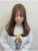 髪質改善カラーで叶うオリーブベージュ