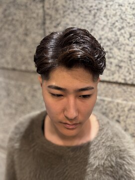 ヘアモード キクチ 銀座店 フェード×ウェーブパーマ