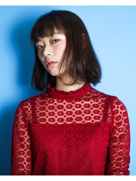 ニコヘアー(niko hair) 重軽肩すれすれボブ▽LINEID@vey3047y