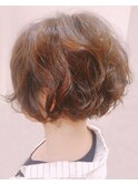 柔らかショート★抜け感ゆるパーマ
