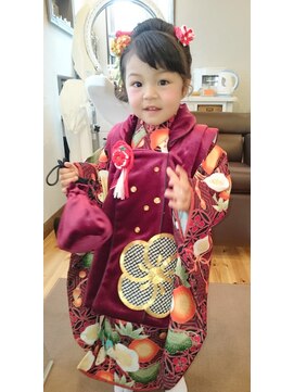 セレンディピティ 流山おおたかの森(Serendipity) 三歳のお被布と和髪