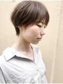 【morio池袋】大人かわいい小顔丸みのある耳かけショート