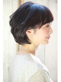 大人可愛いふんわり小顔ショートボブ・５