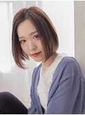 【錦糸町レビュー店】モード　前髪なしの大人可愛いAラインボブ