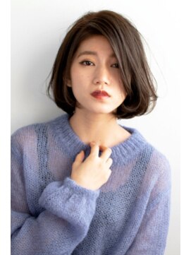 クシュ 所沢西口プロぺ通り(kusyu... ) ペールベージュセクションカラーグラデーションカラー外ハネボブ