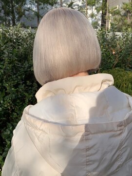 ベレーザ 渋谷(BELEZA) 2976プラチナグレージュタンバルモリボブボーイッシュ女子