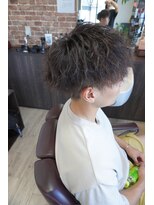 ヘアーアンドシェーブ ジンジャー(GINGER) マッシュ×ツイストスパイラルパーマ