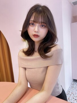 ボタン シブヤ(VOTAN SHIBUYA) カラー/レイヤーカット/韓国ヘア/グレージュ