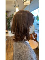 アッシュ アーティスティック スタジオ オブ ヘア(Ash artistic studio of hair) 外はね×ラベンダーカラー