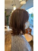 外はね×ラベンダーカラー