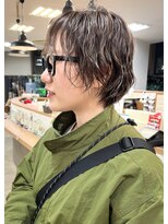 ソソ(soso)&nbsp;【soso 伊勢田】ショート×ゆるパーマ【横浜/ブリーチ】