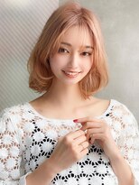 アグ ヘアー ルギン 日光店(Agu hair lgin)&nbsp;《Agu hair》ふんわりハイトーンカラーの内巻きボブ