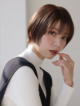 アヴァンス なかもず店(AVANCE.)の写真/【なかもず駅すぐ！】360度どこから見ても綺麗◎美シルエットなショートヘアに【安全保障システム導入】