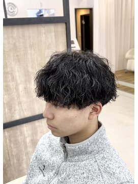 メンズギフト(men's GIFT) 刈り上げツーブロック波巻きスパイラルパーマメンズマッシュ