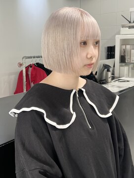 ココ 原宿(KOKO) 黒髪小顔クラゲヘアーオリーブグレーココアベージュ