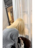 【ケアブリーチ2回 学割U24】ハイトーンカラー+髪質改善