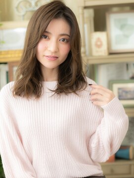 カバーヘア ブリス 上尾西口店(COVER HAIR bliss) かきあげバング抜け感ウルフレイヤーロングh3上尾20代30代40代