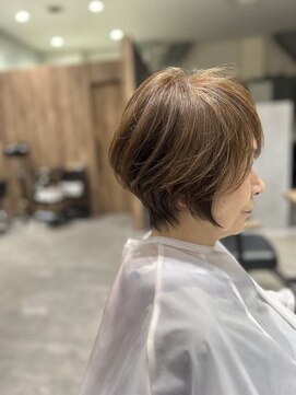 アヴァンス セブンパーク天美 松原店(AVANCE.) 大人クール★ショートボブ★ベージュ