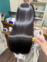 ジーテ(gite) 髪質改善ピチキュア×ブルーブラック×ツヤ髪