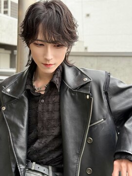 ジーナ 天神(Zina) シースルーフェザーウルフ 【メンズサロンZina 天神】