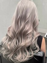 ウェイビーズ(WAVY'S)&nbsp;xブリーチ/イメチェン/ホワイトブロンド/外ハネボブ/美髪/