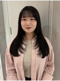【YOKE】レイヤーカット顔周りレイヤーシャギーダークグレージュ