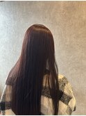 チェリーコークブラウン10代20代30代ロングボブ