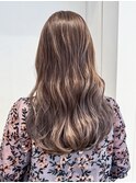ロング顔周りレイヤーくびれヘア_ba535912