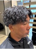 スペインカール/スパイキーショート/フェザーパーマ/北堀江