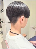 ショート 2ブロック メンズライク