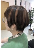 エッジを効かせたスタイリッシュショート×髪質改善