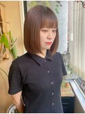 髪質改善トリートメント×ボブ