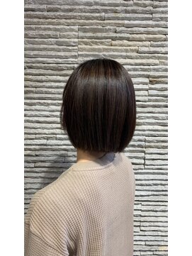 ビスイル 秋葉原店(Vis ill) 30代40代ハイライトクラゲヘアー×白髪ぼかし大人ミディ